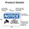 Signmission Video Surveillance In Use On These Premises OSHA Notice Sign, Aluminum, 14in W x 10in L, 2PK OS-2PACK-NS-A-1014-L-16813 - alternate 3